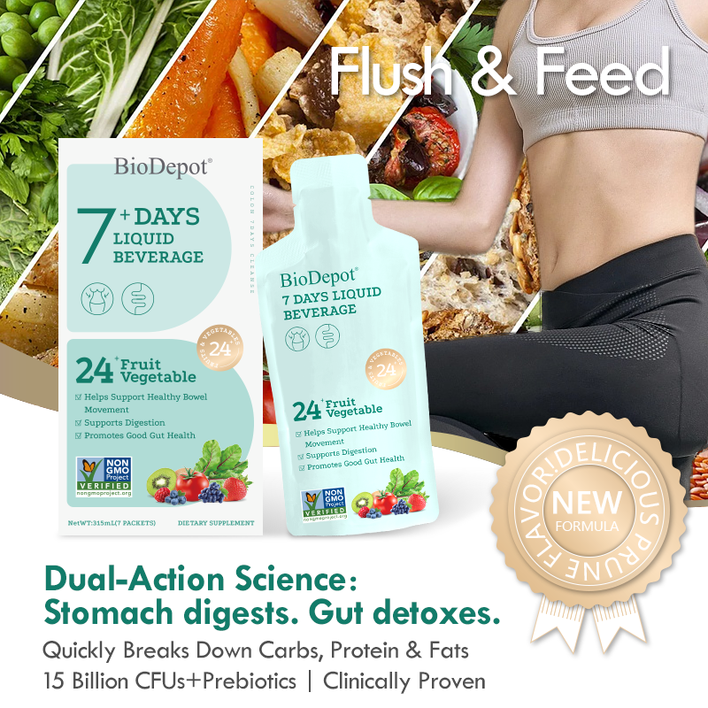 Biodepot 7days Liquid Beverage Organic & bio-grown FDA-compliant