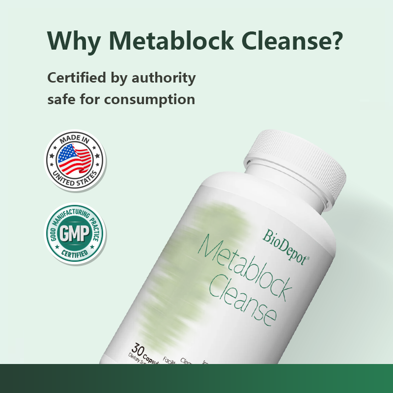 Biodepot Metablock Cleanse Advanced Gut Health Detox Formula