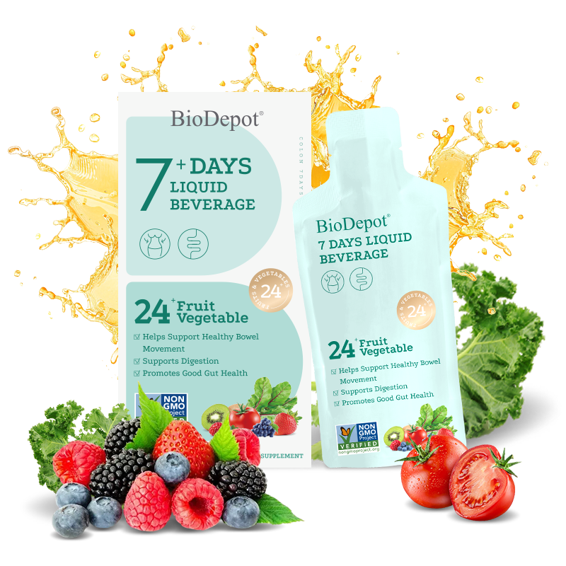 Biodepot 7days Liquid Beverage Organic & bio-grown FDA-compliant