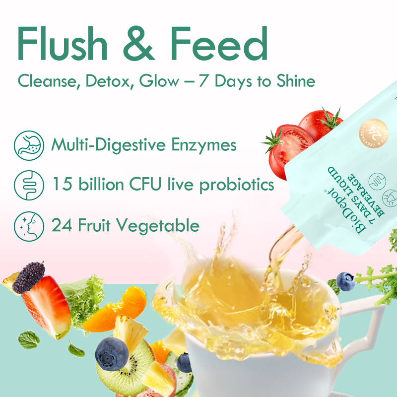 Biodepot 7days Liquid Beverage Organic & bio-grown FDA-compliant