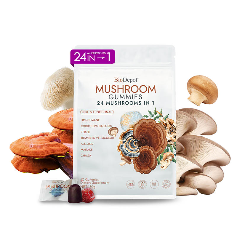 Mushroom Gummies for Women – Dopamine Boost, Mood Support & Vaginal Health – pH Balance, Body Odor Control & Sleep Aid – Vegan Fruiting-Body Blend with Lion’s Mane, Reishi & Cordyceps