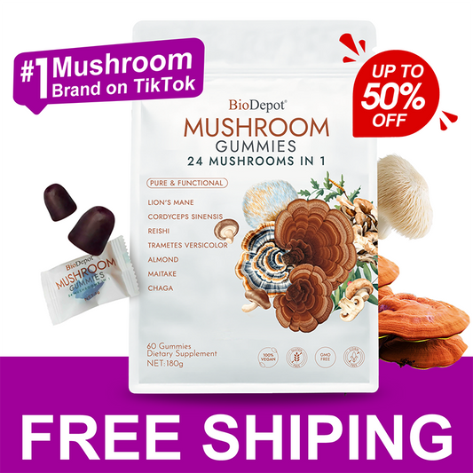 Mushroom Gummies for Women – Dopamine Boost, Mood Support & Vaginal Health – pH Balance, Body Odor Control & Sleep Aid – Vegan Fruiting-Body Blend with Mega Lion’s Mane, Reishi & Cordyceps, Relieve Fatigue & Build Emotional Resilience